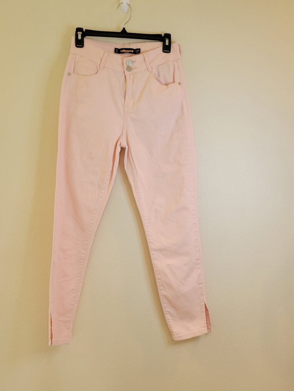 Dollhouse Light Pink Women’s Stretch Slim Jeans Juniors 9/10.